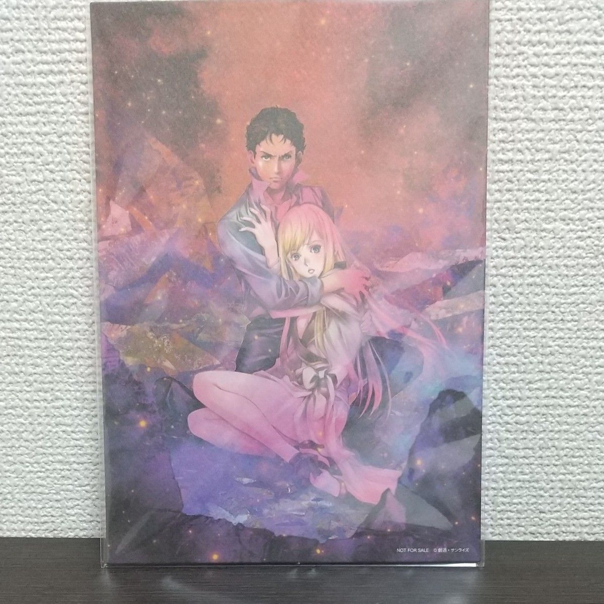 閃光のハサウェイ 7週目入場特典 イラストボード ハサウェイ&ギギ