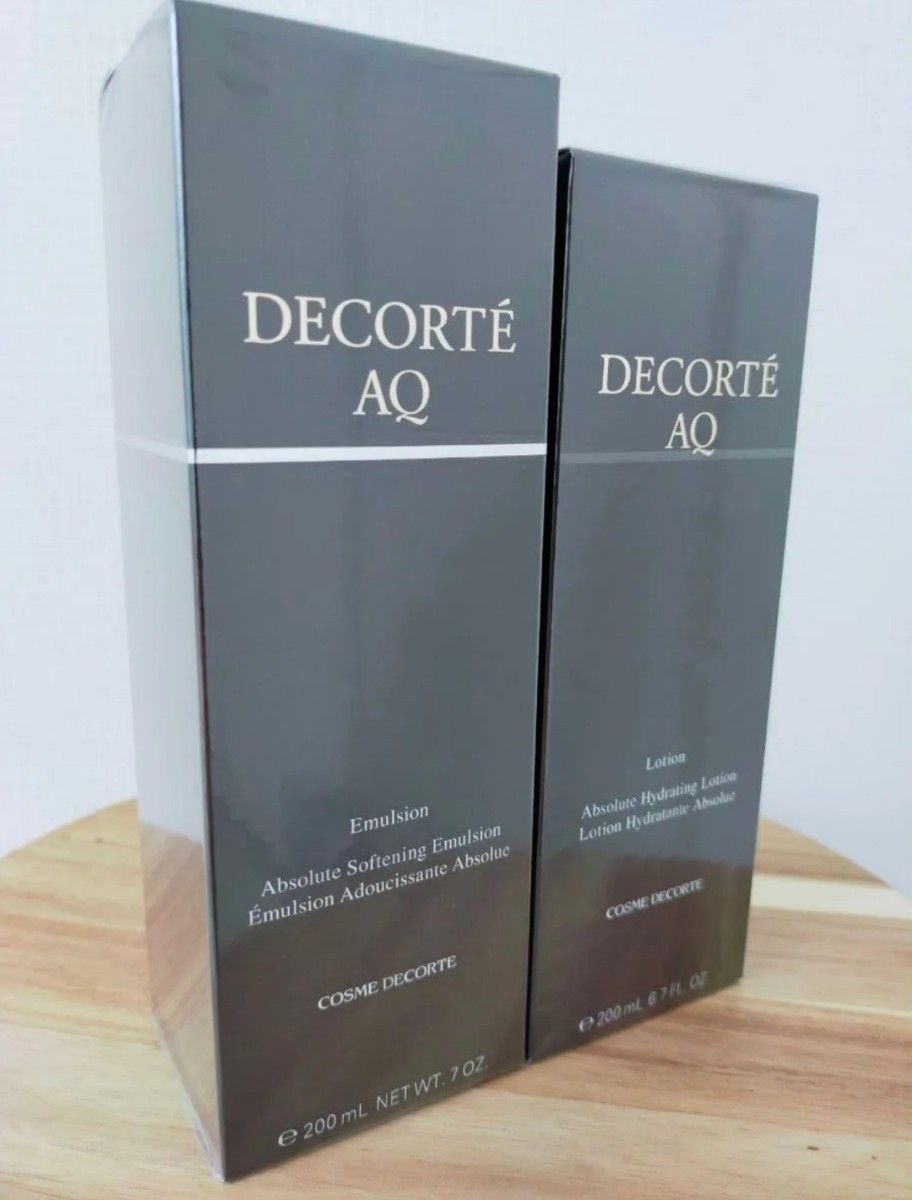 新品 未開封 コスメデコルテ AQ 化粧水 ローション 乳液 エマルジョン