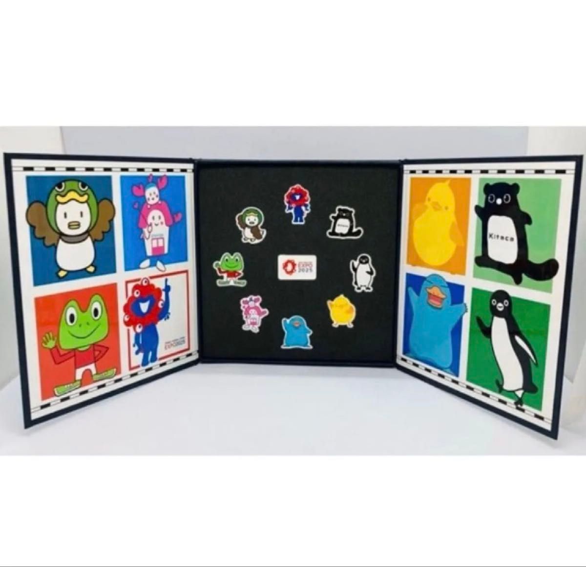 万博公式×JRコラボ】ミャクミャク JRオールスター ピンバッジ 未開封