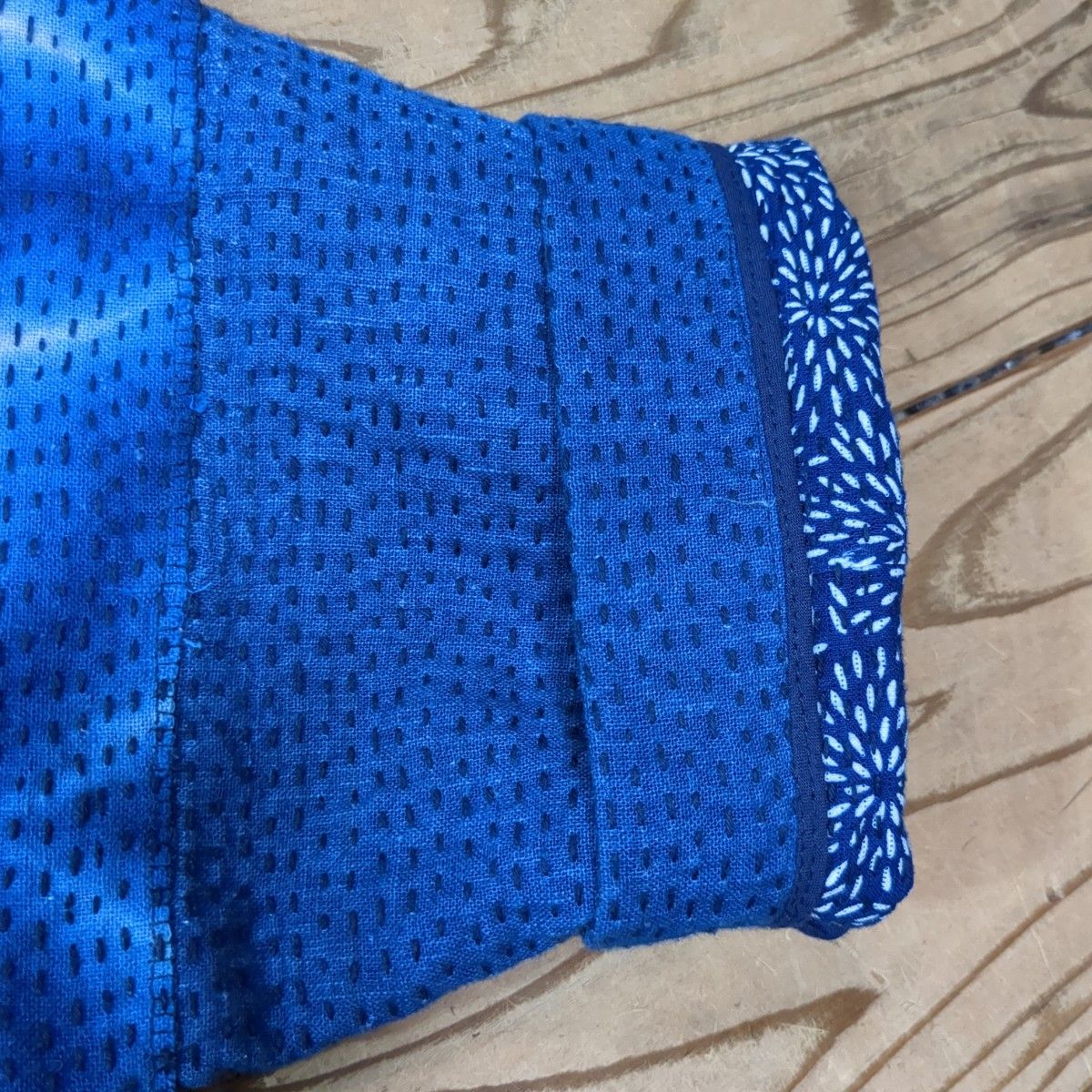 古布 しぼり 藍染め 刺し子 ジャケット｜Yahoo!フリマ（旧PayPayフリマ）