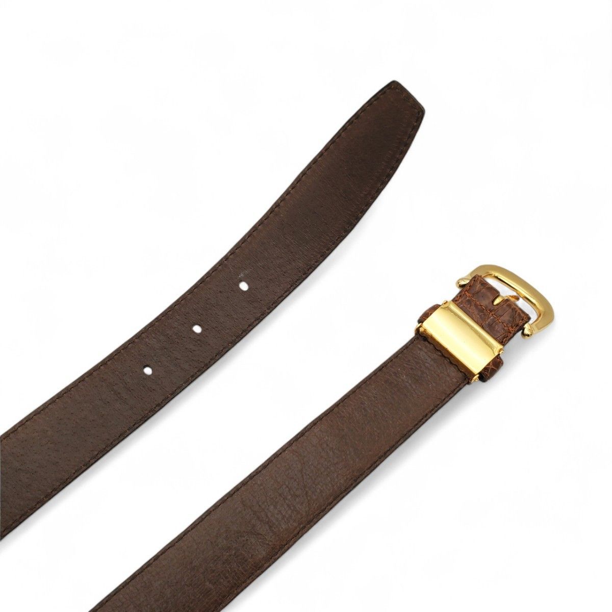 Christian Dior MONSIEUR ベルト メンズ レザー ゴールドバックル 型