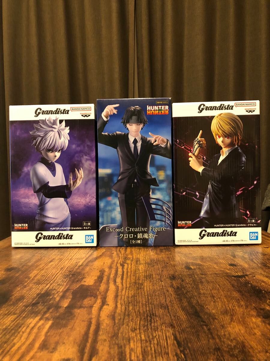 HUNTER×HUNTER Grandista キルア クラピカ クロロ フィギュア 3種