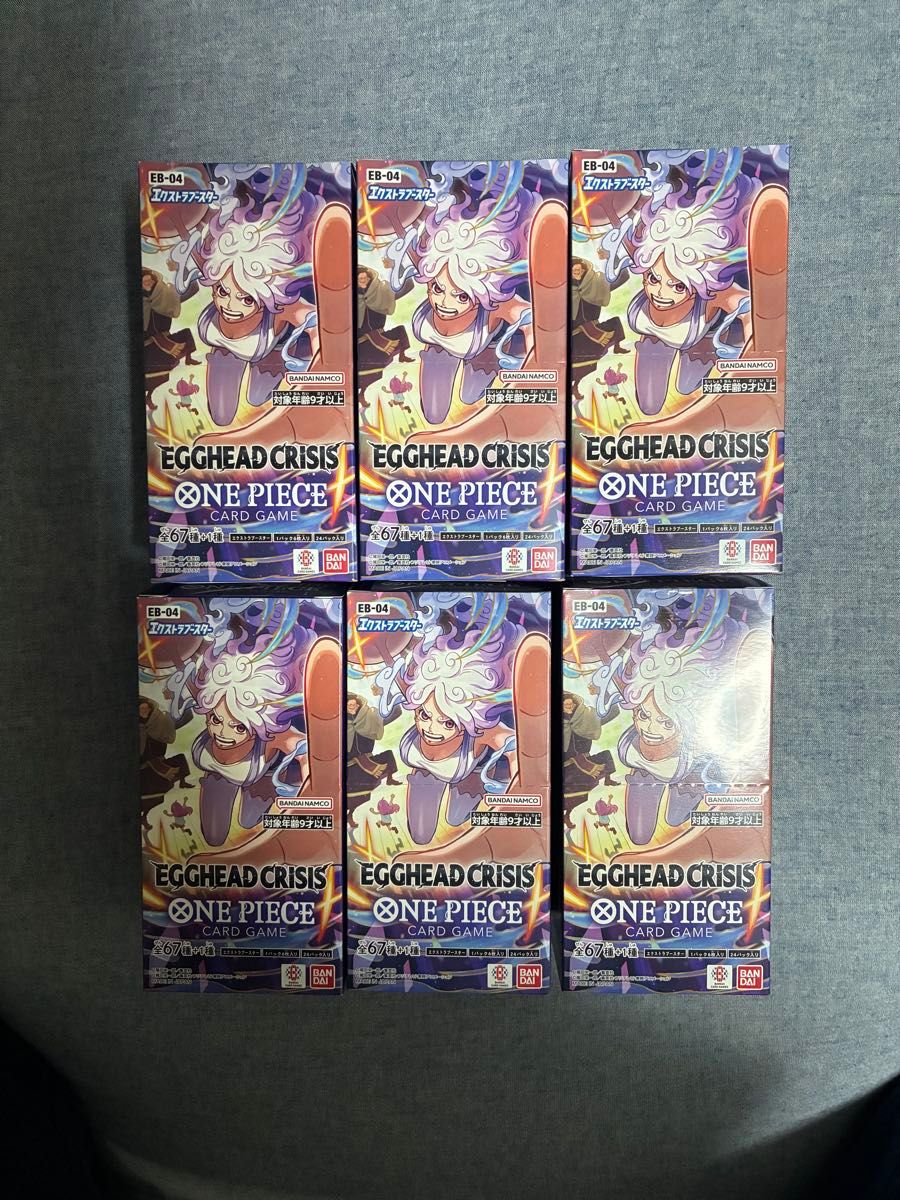 エッグヘッドクライシス 6BOX ワンピースカードゲーム ONE PIECEカード