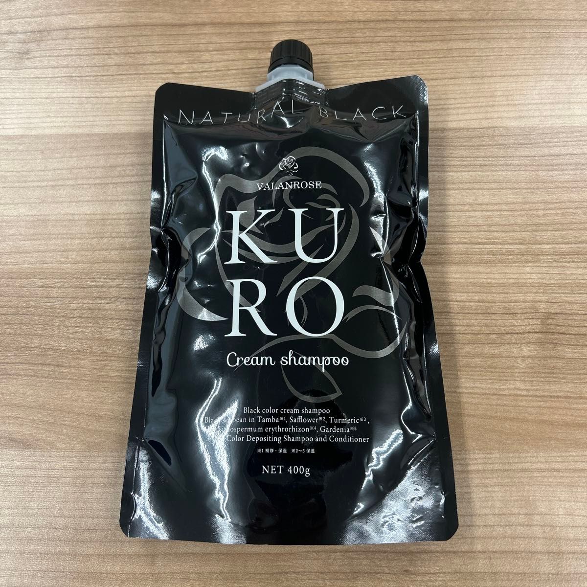 KURO クリームシャンプー ナチュラルブラック 400g 3個セット 新品