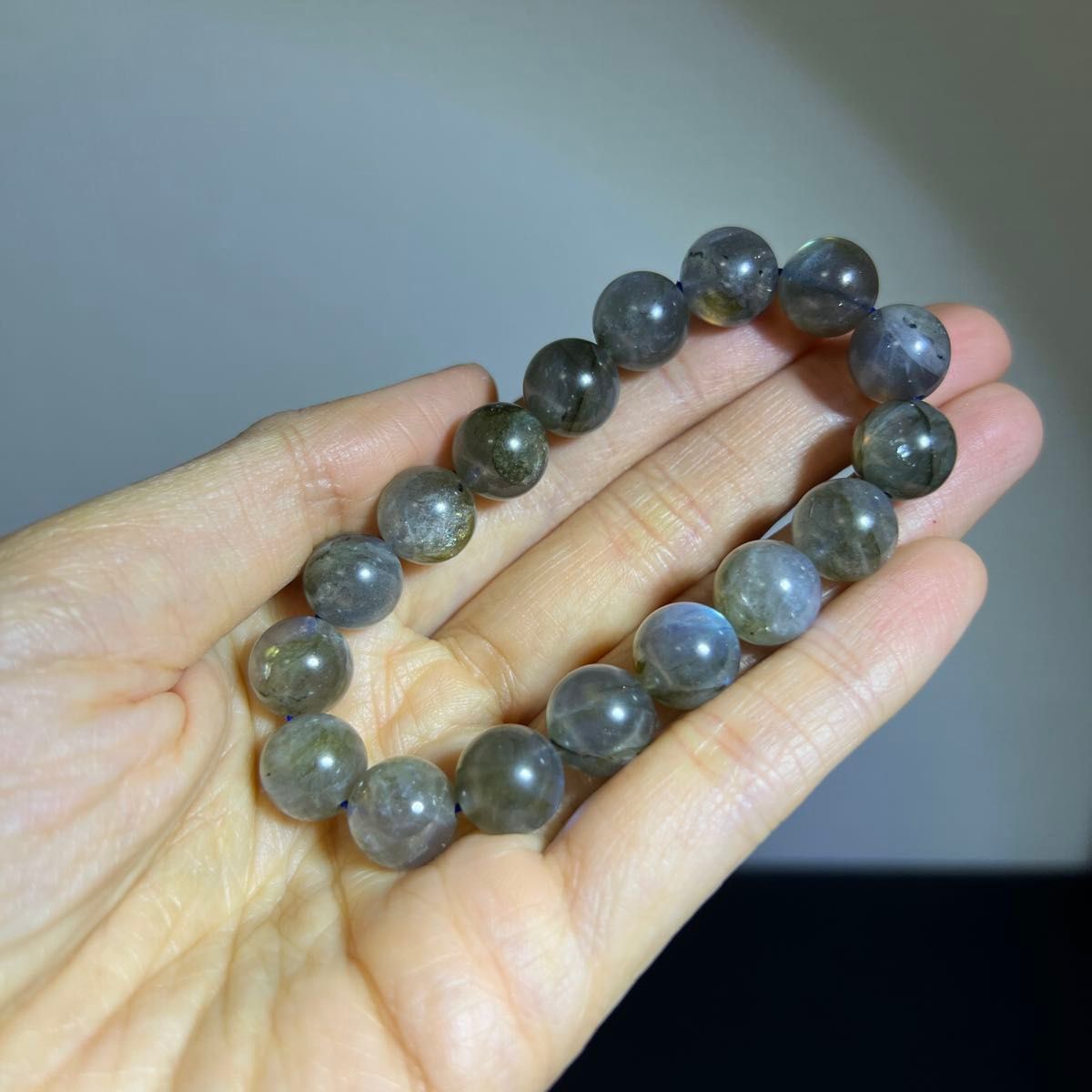 シラー ラブラドライト 天然石 ブレスレット11㍉16㌢(し28)｜Yahoo