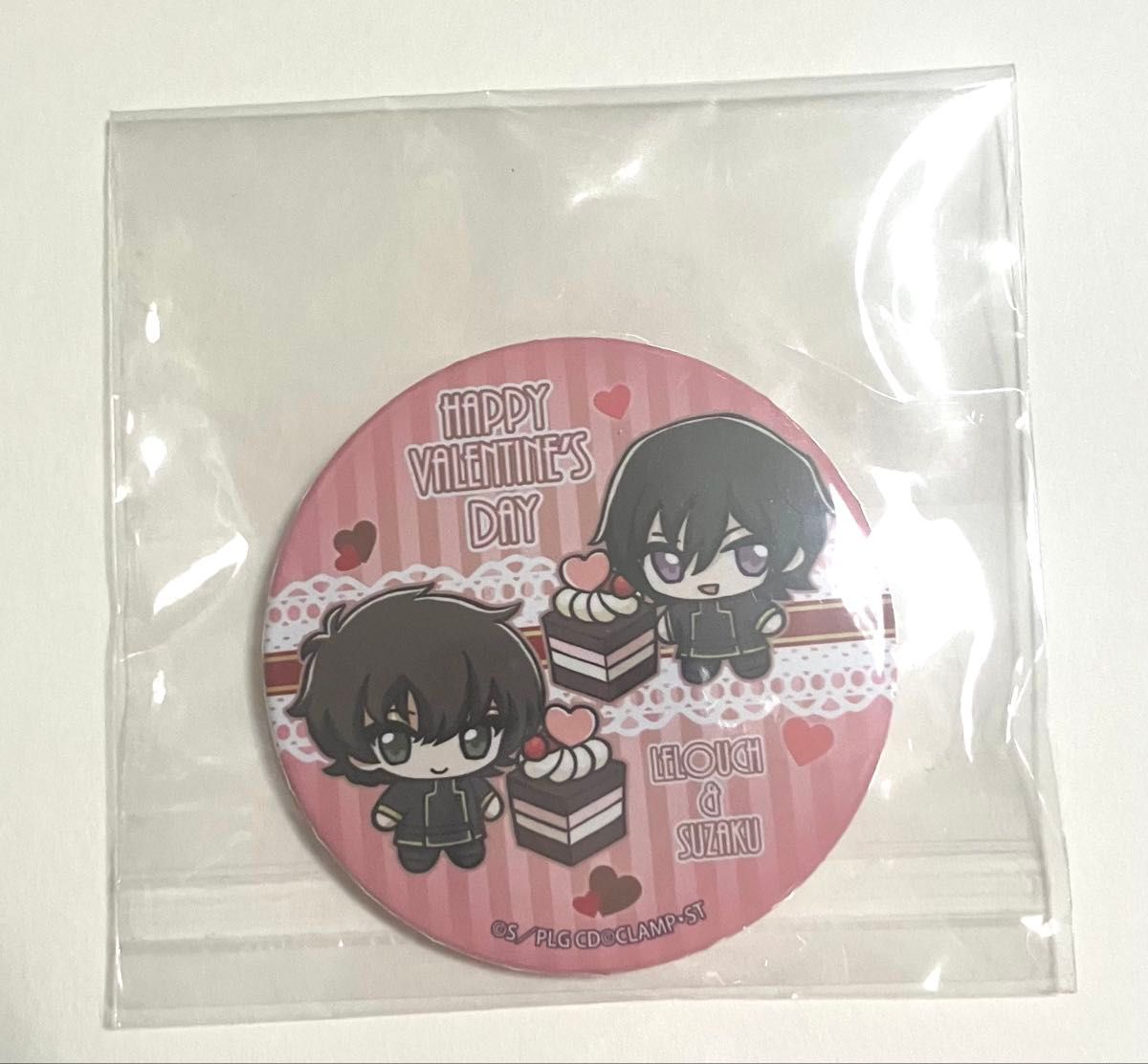 コードギアス プリロール 缶バッジ ルルーシュ 枢木スザク