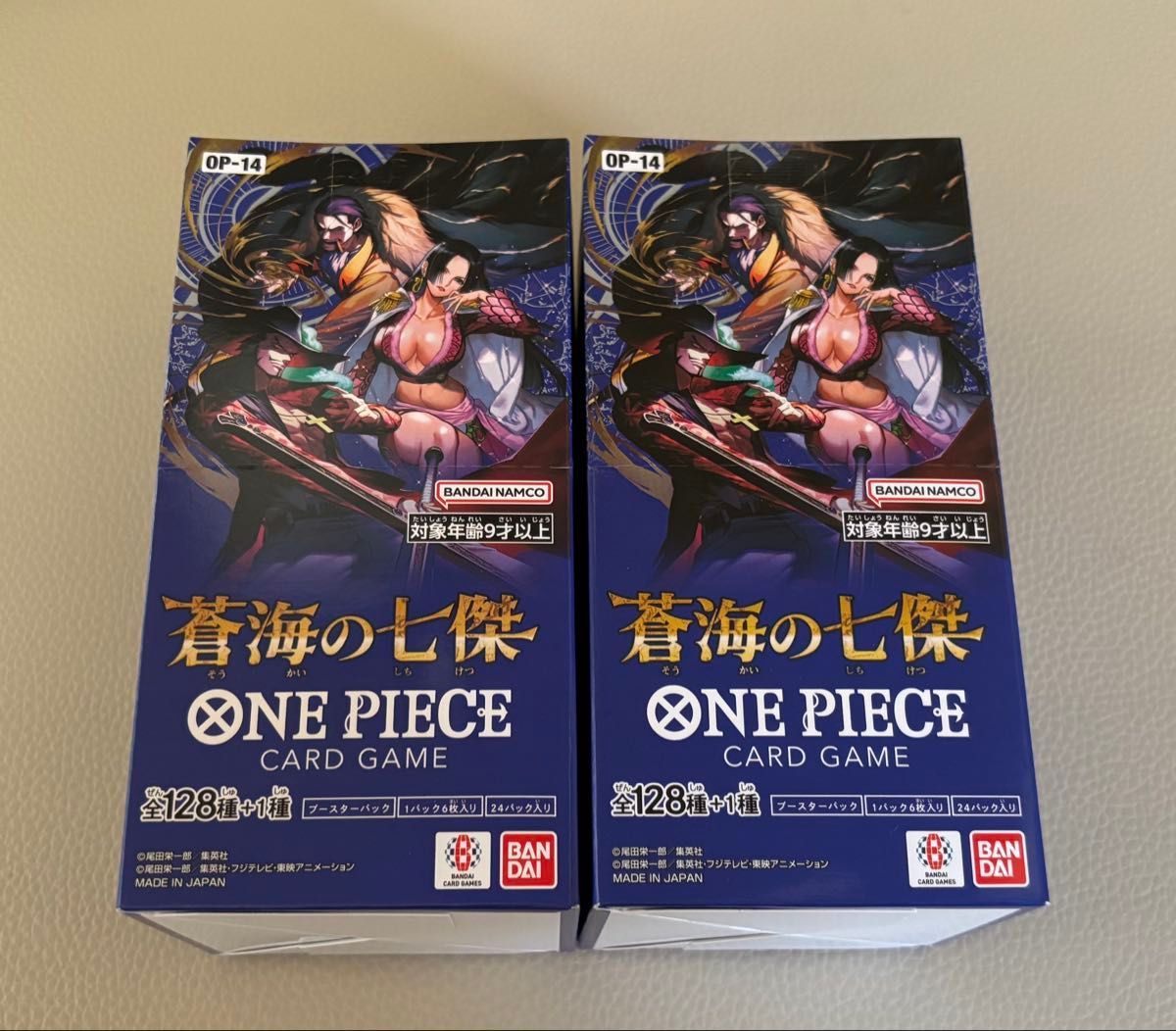 ワンピースカードゲーム テープ付き 蒼海の七傑 2BOX OP-14｜Yahoo