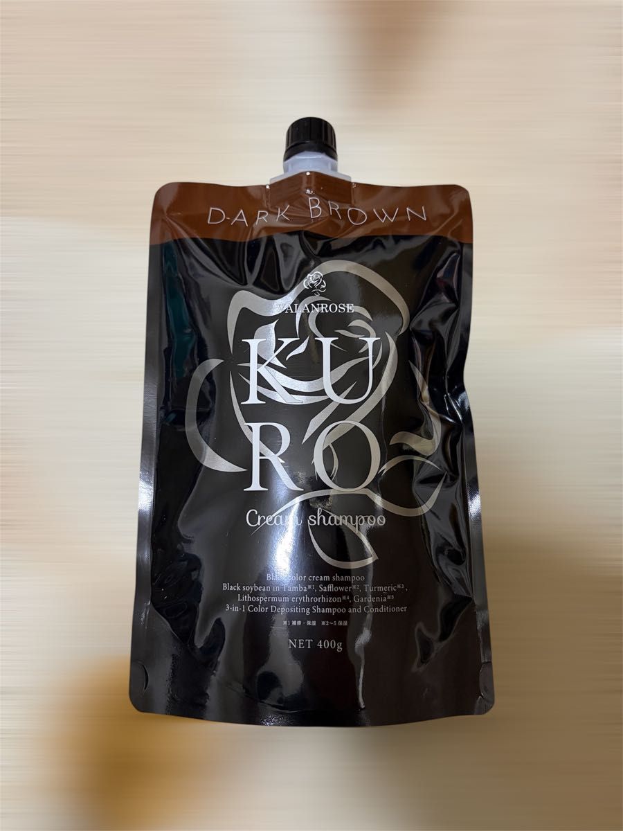 VALANROSE KURO クリームシャンプー ダークブラウン 400g｜Yahoo
