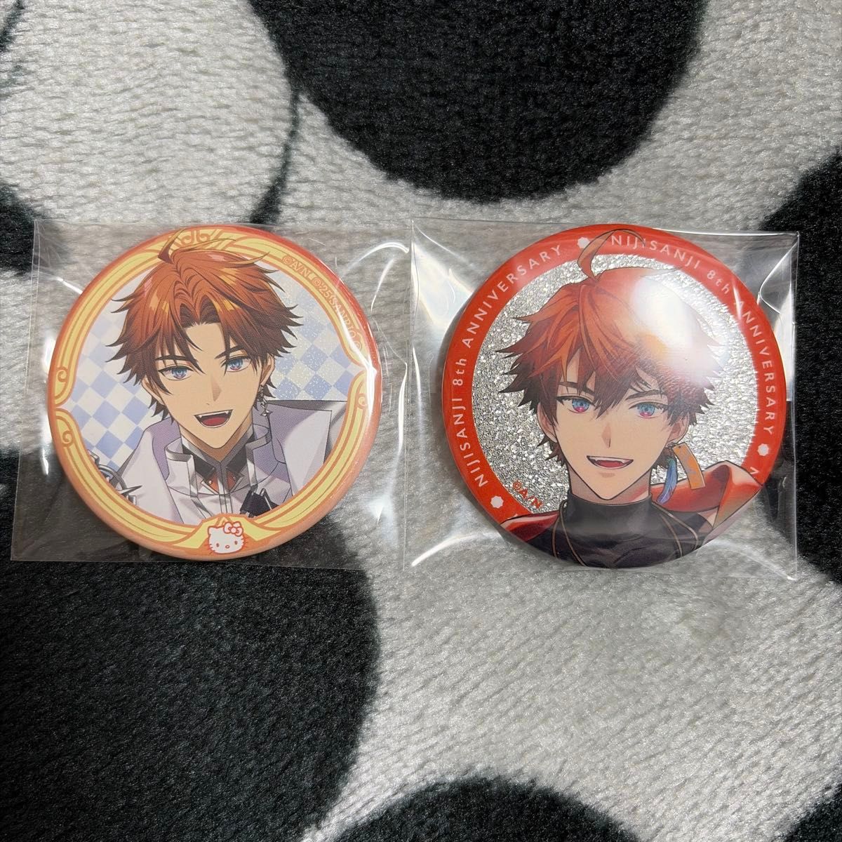 北見遊征 にじさんじ 3SKM 缶バッジ 8th Anniversary 8周年 サンリオ