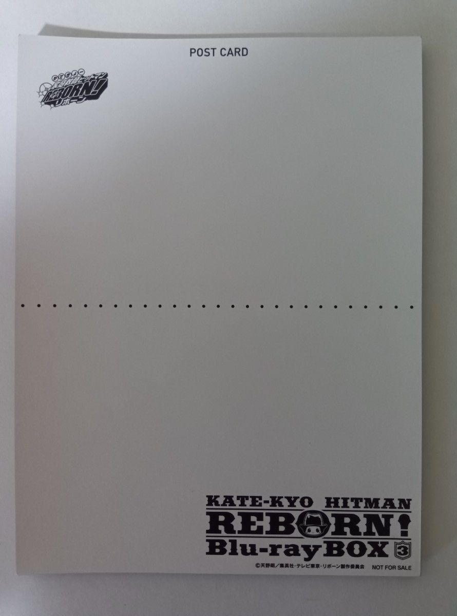 家庭教師ヒットマンREBORN Blu-ray BOX 特典 ポストカードブック3 沢田