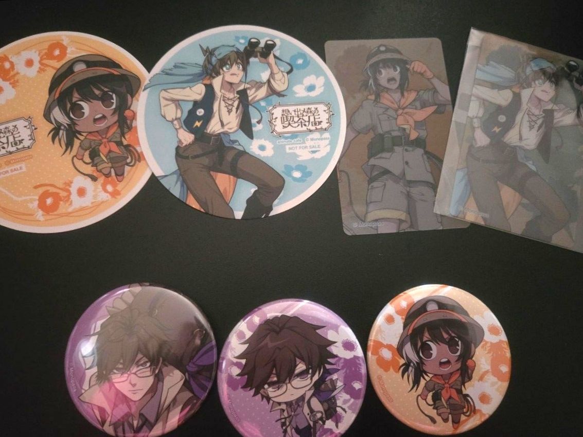 本日まで】モノパス 想い出メ森 スマイル 缶バッジ モノパス 想い出メ