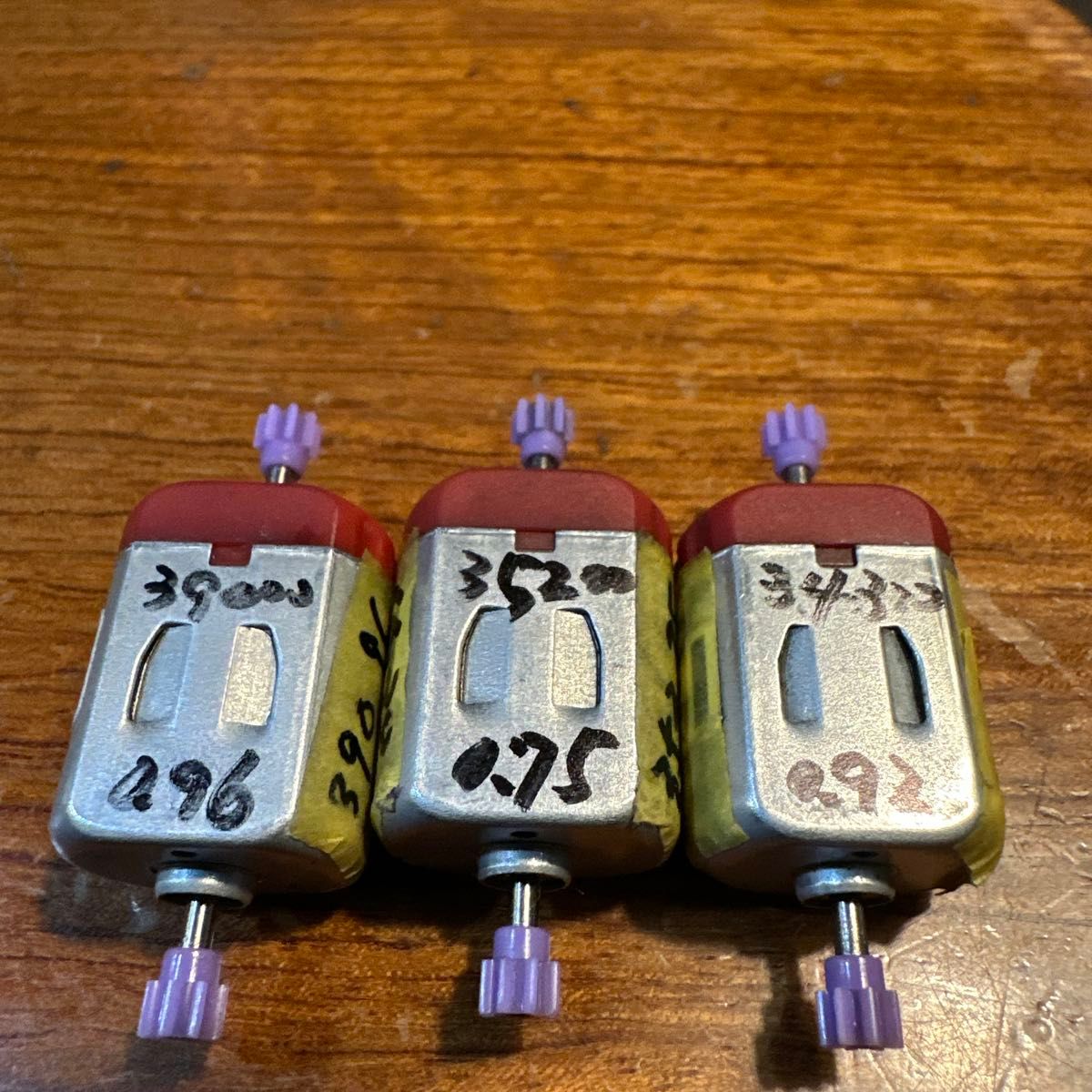 ② タミヤ ミニ四駆 マッハダッシュモーター PRO ダブルシャフト 3個