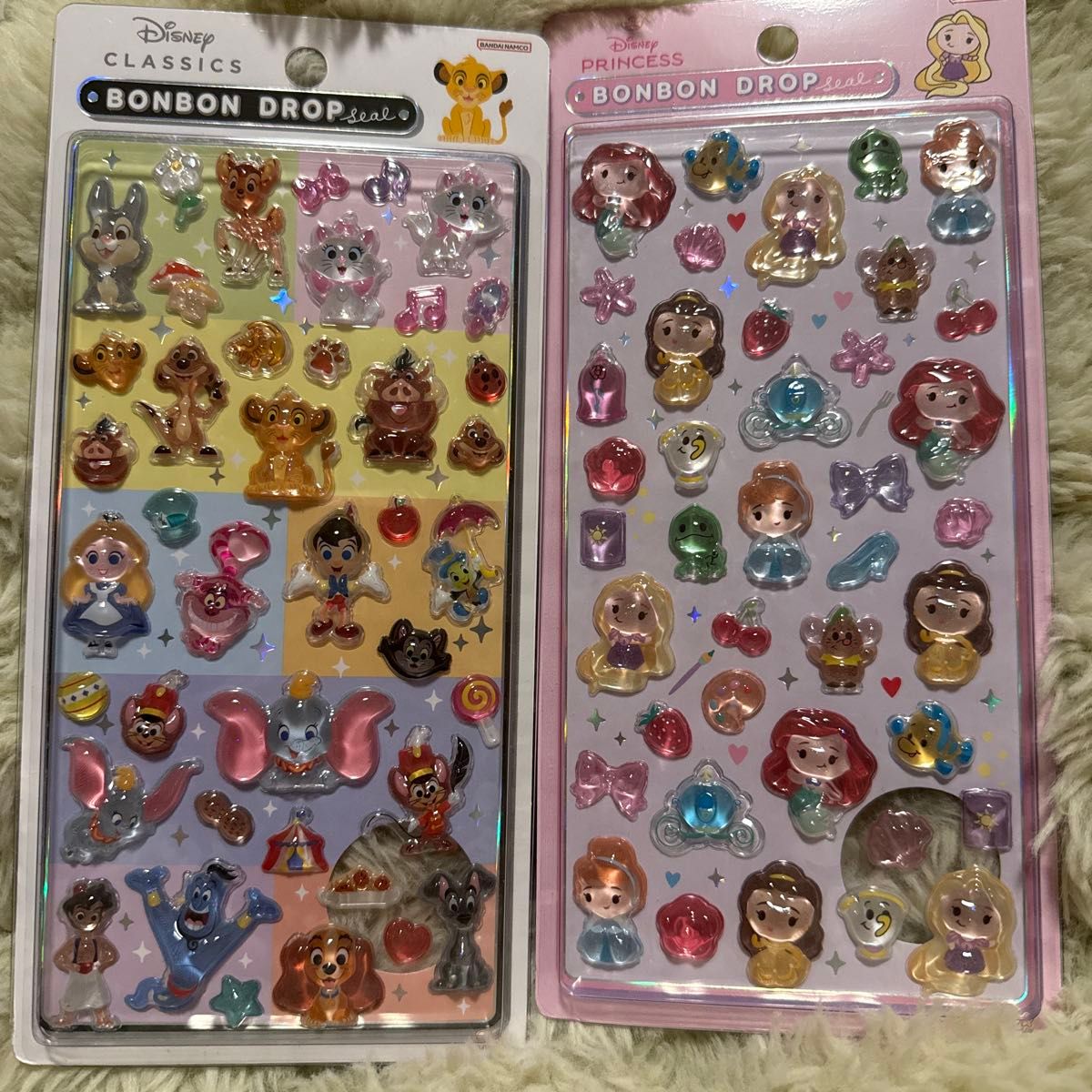 ボンボンドロップシール クラシック プリンセス ディズニープリンセス2