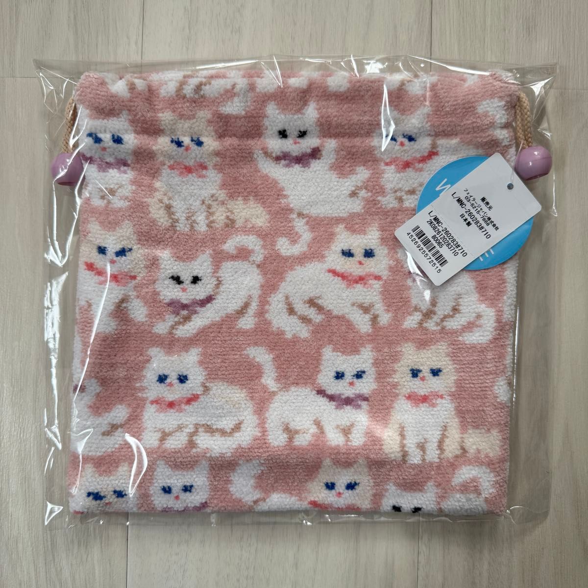 LOVERARY BY FEILER 】モフモフネコチャン 巾着｜Yahoo!フリマ（旧