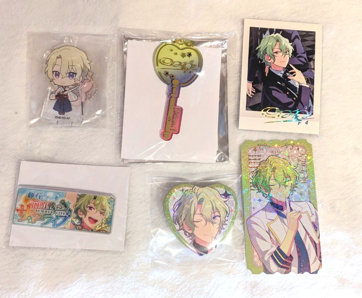 あんさんぶるスターズ あんスタ 巴 日和 アクリル & 缶バッジ & 紙類