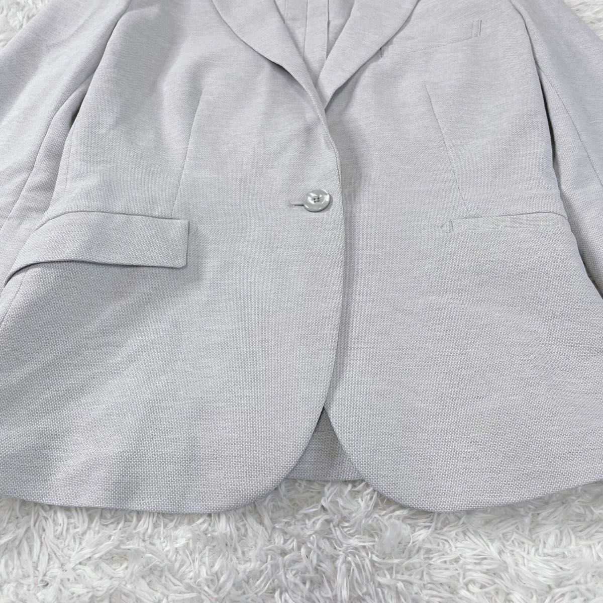 美品 オリヒカ ライム パンツ スーツ セットアップ 洗える 近年モデル