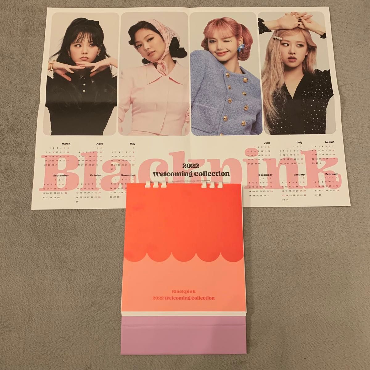 blackpink シーグリ 2022 カレンダー 特典 トレカ ジェニ jennie