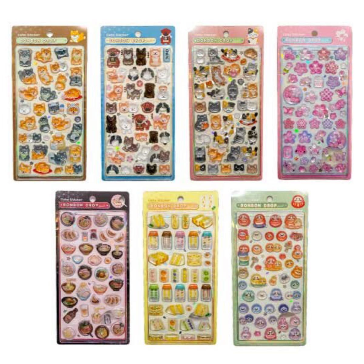 正規品】④ボンボンドロップシール 和柄 和風 第2弾 第二弾 新作