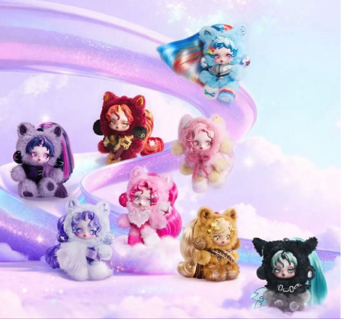 新品未開封 ポップマート スカルパンダ×マイリトルポニー アソートBOX6