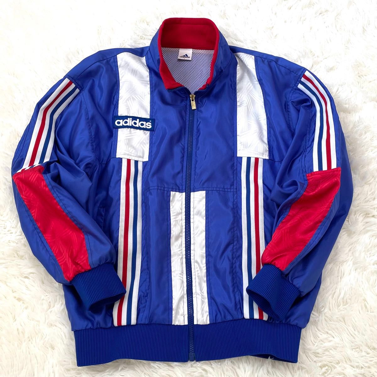 90s デサント製 adidas セットアップ トリコロール XL ジャージ