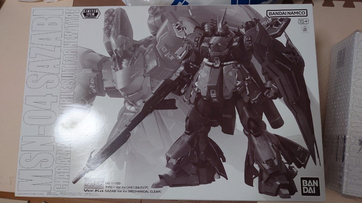 限定 MG 1/100 νガンダム サザビー Ver Ka メカニカルクリア 2体セット