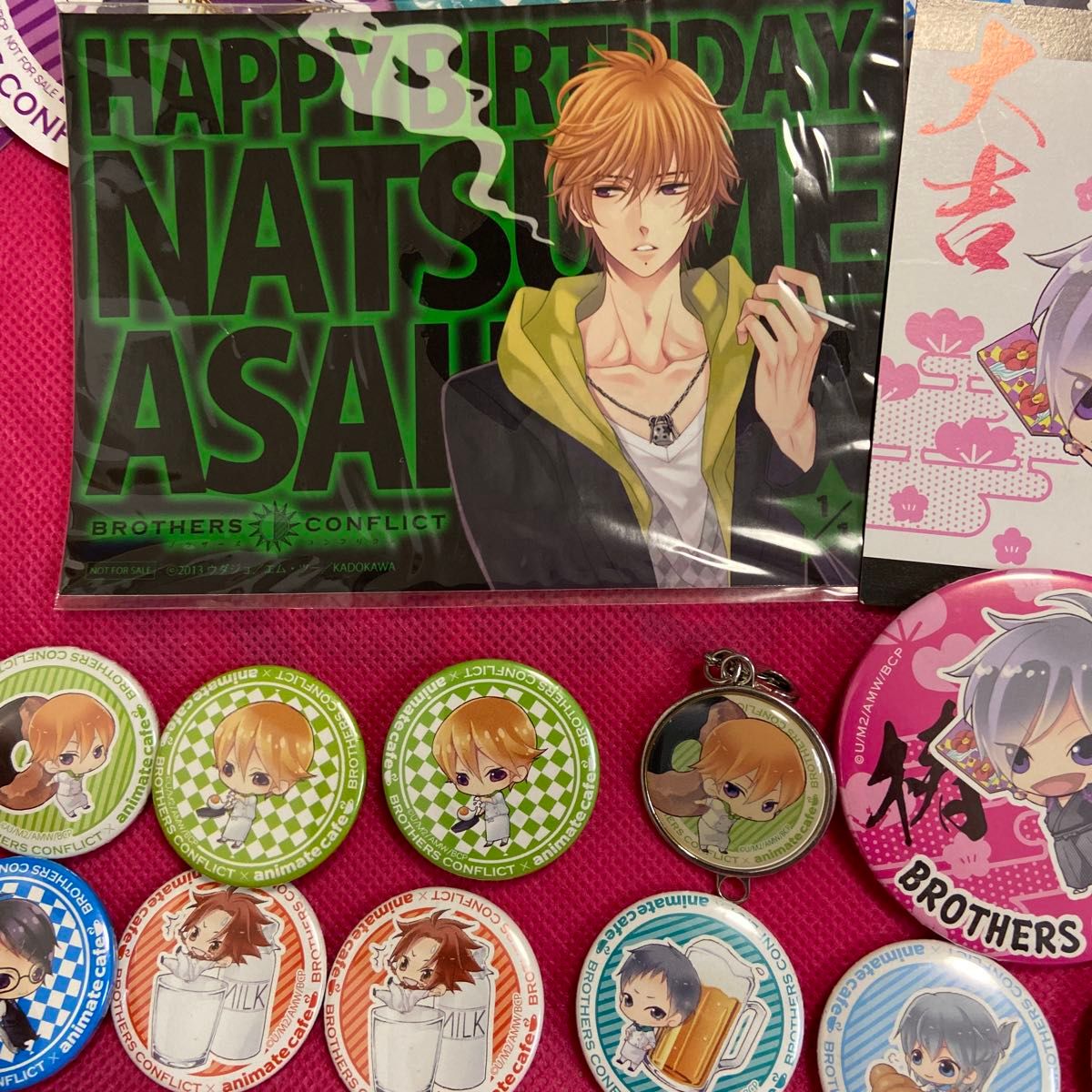BROTHERS CONFLICT ブラコン グッズ まとめ売り 缶バッジ コースター
