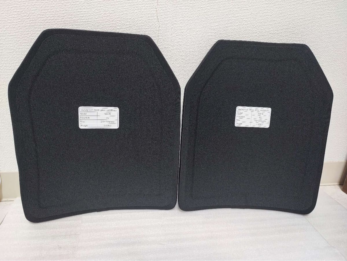 NIJ-Ⅲ レベル3 防弾プレート 実物 2枚セット5 56～7 62mm弾（M4・AK等