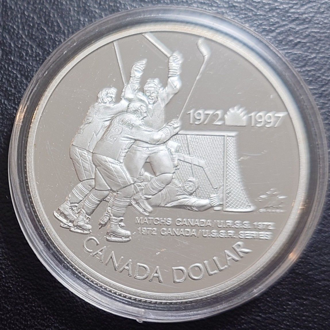 注文品 1990年 ソビエト連邦銀貨 3ルーブル+1997年 カナダ銀貨 1ドル