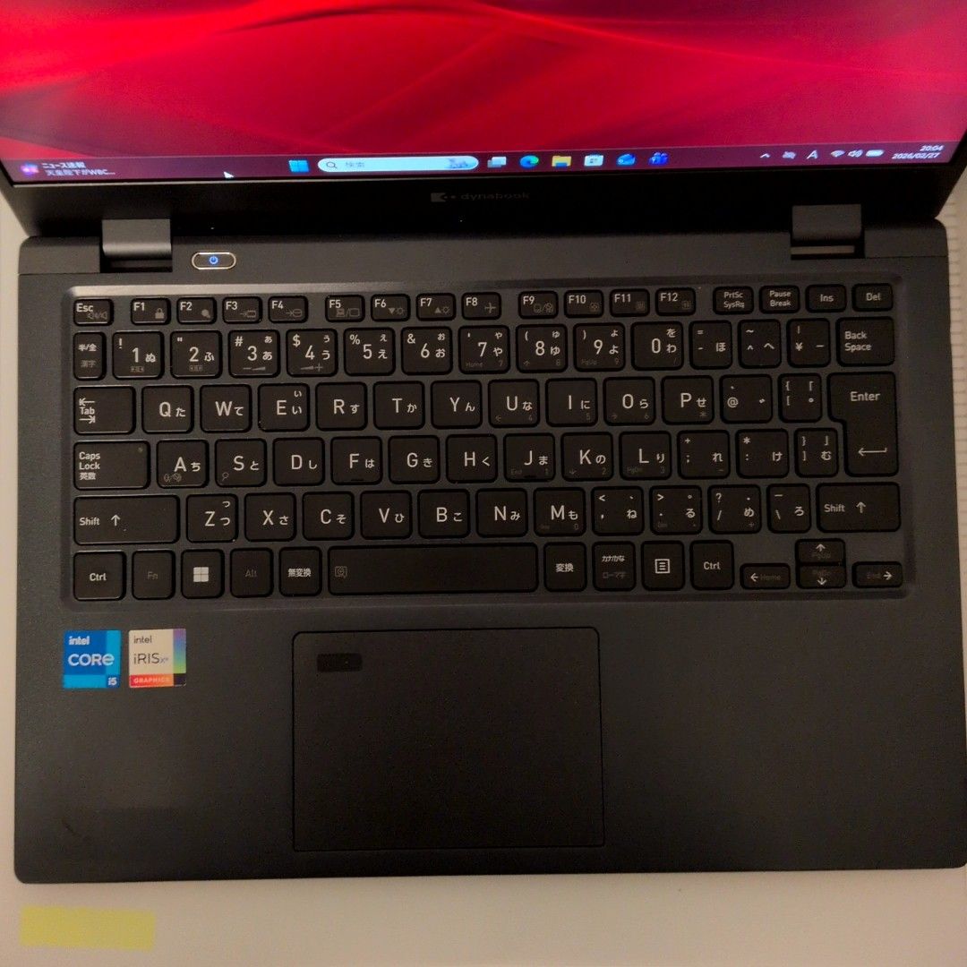 ノートパソコン/dynabook/ssd 256GB/core i5 第11世代/メモリ16GB/2022