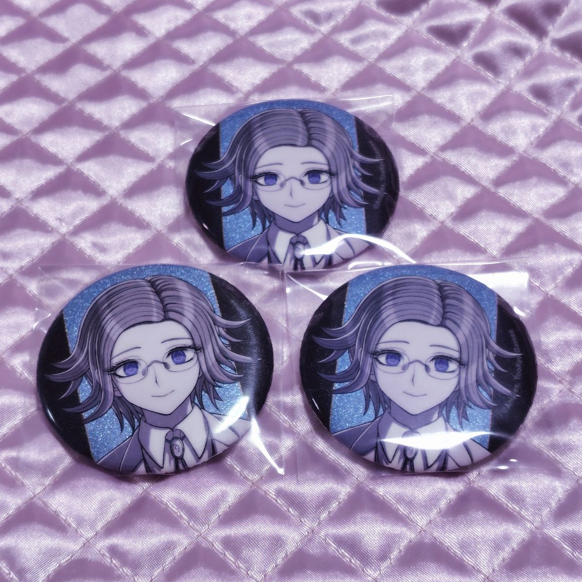 ハンドレッドライン ハンドラ グリッター缶バッジ 缶バッジ 蒼月衛人 3