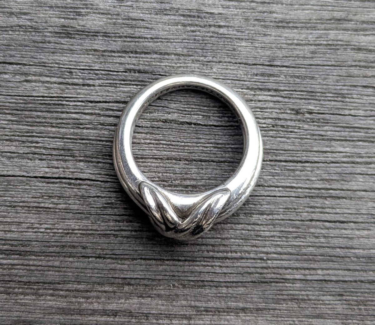 ティファニー Tiffany＆Co シグネチャークロスリング 7号 ピンキー