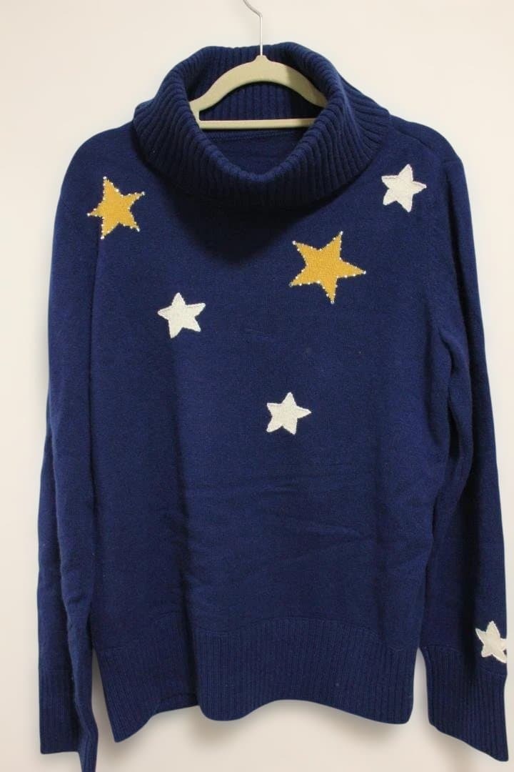 Leilian レリアン 青 トックリ カシミヤ ニット｜Yahoo!フリマ（旧