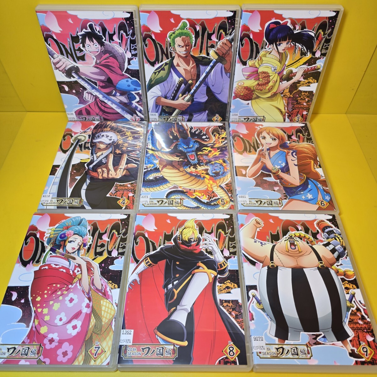 新品ケース交換済み ONE PIECE ワンピース 20THシーズン ワノ国編 DVD