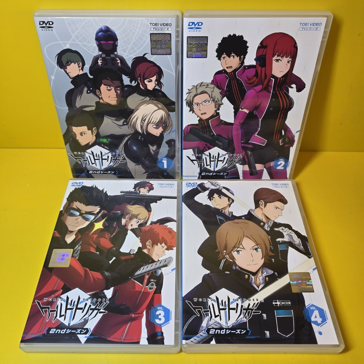 新品ケース交換済み ワールドトリガー DVD 1期〜3期 全32巻 全巻セット