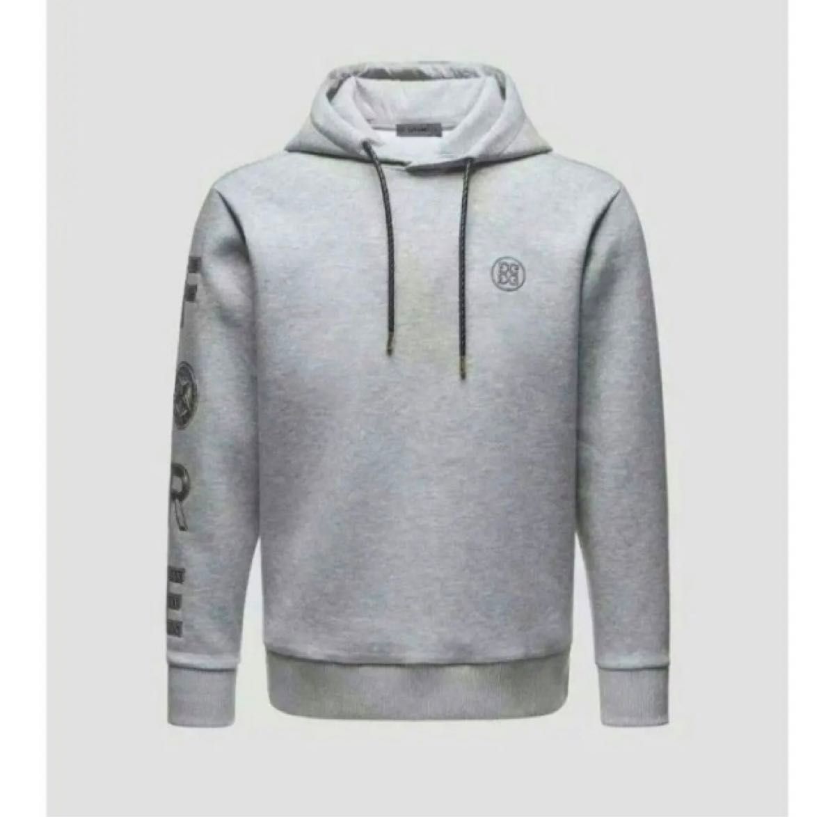 人気 ジーフォアゴルフメンズ パーカー スウェットグレー L男女兼用