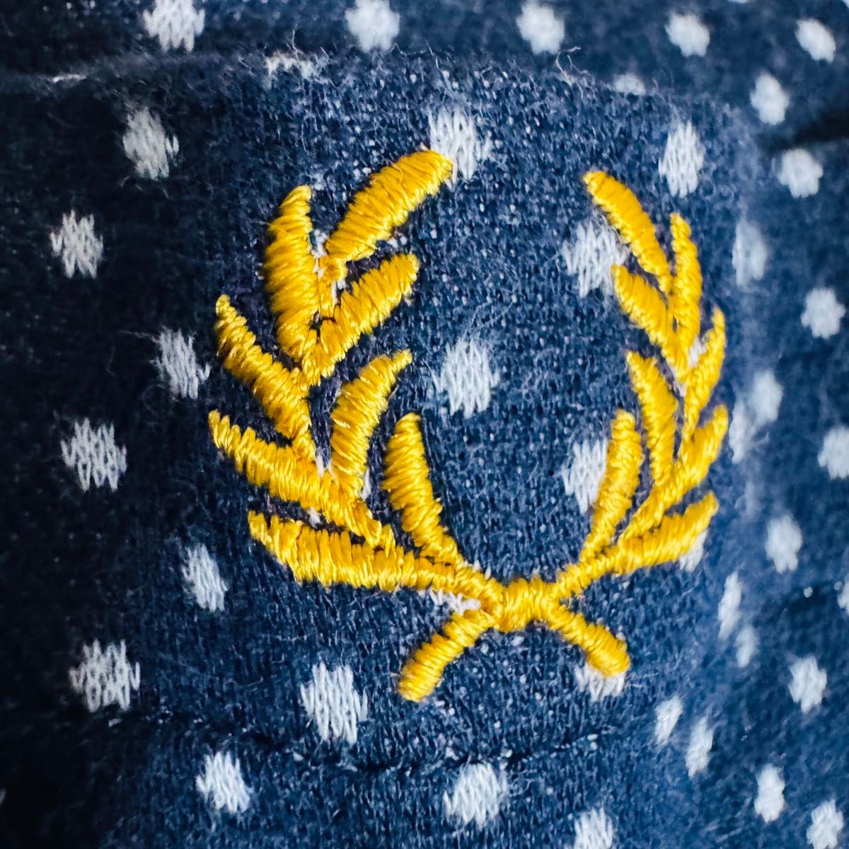 FRED PERRY フレッドペリー ドット柄 半袖シャツ ポロシャツ 美品