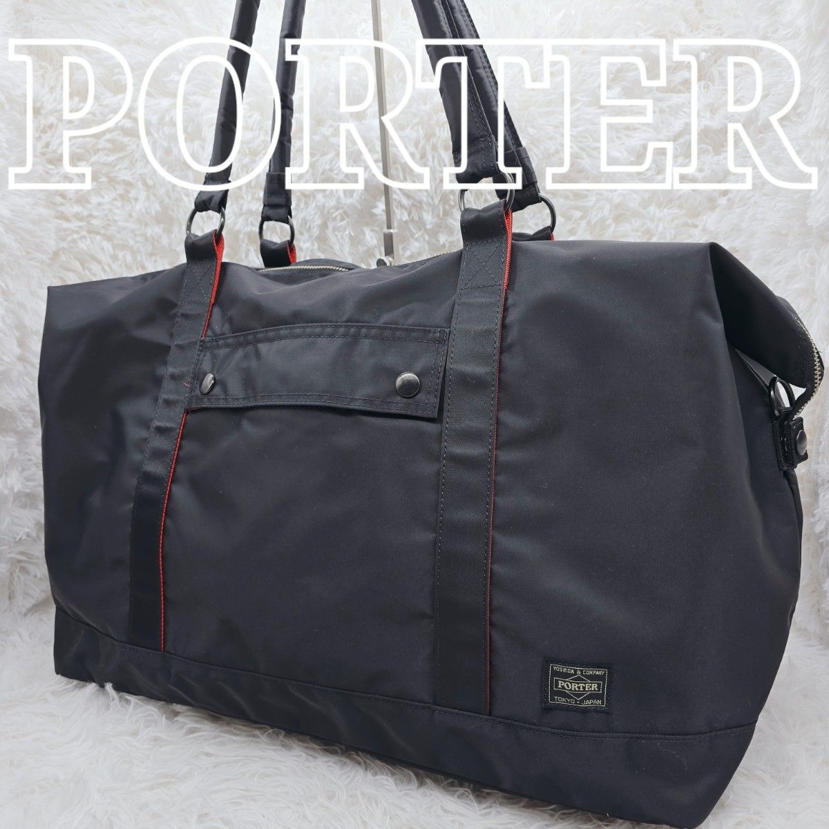 極美品】PORTER ポーター『 L-fine エルファイン ( L )』 ナイロン