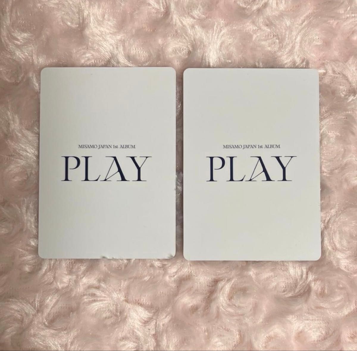 TWICE MISAMO ミサモ PLAY アルバム タワレコ 特典 ラキドロ ミナ 2枚