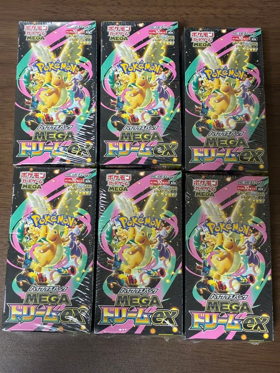 ポケモンカードゲーム MEGAドリームex シュリンク付 6BOX｜Yahoo