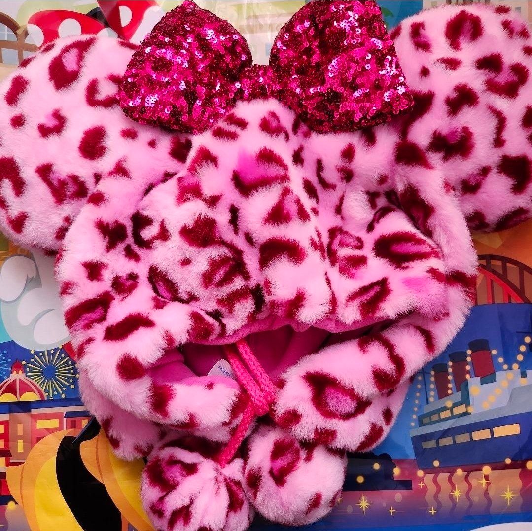 ディズニー ミニー ヒョウ柄 ファンキャップ ピンク レオパード｜Yahoo