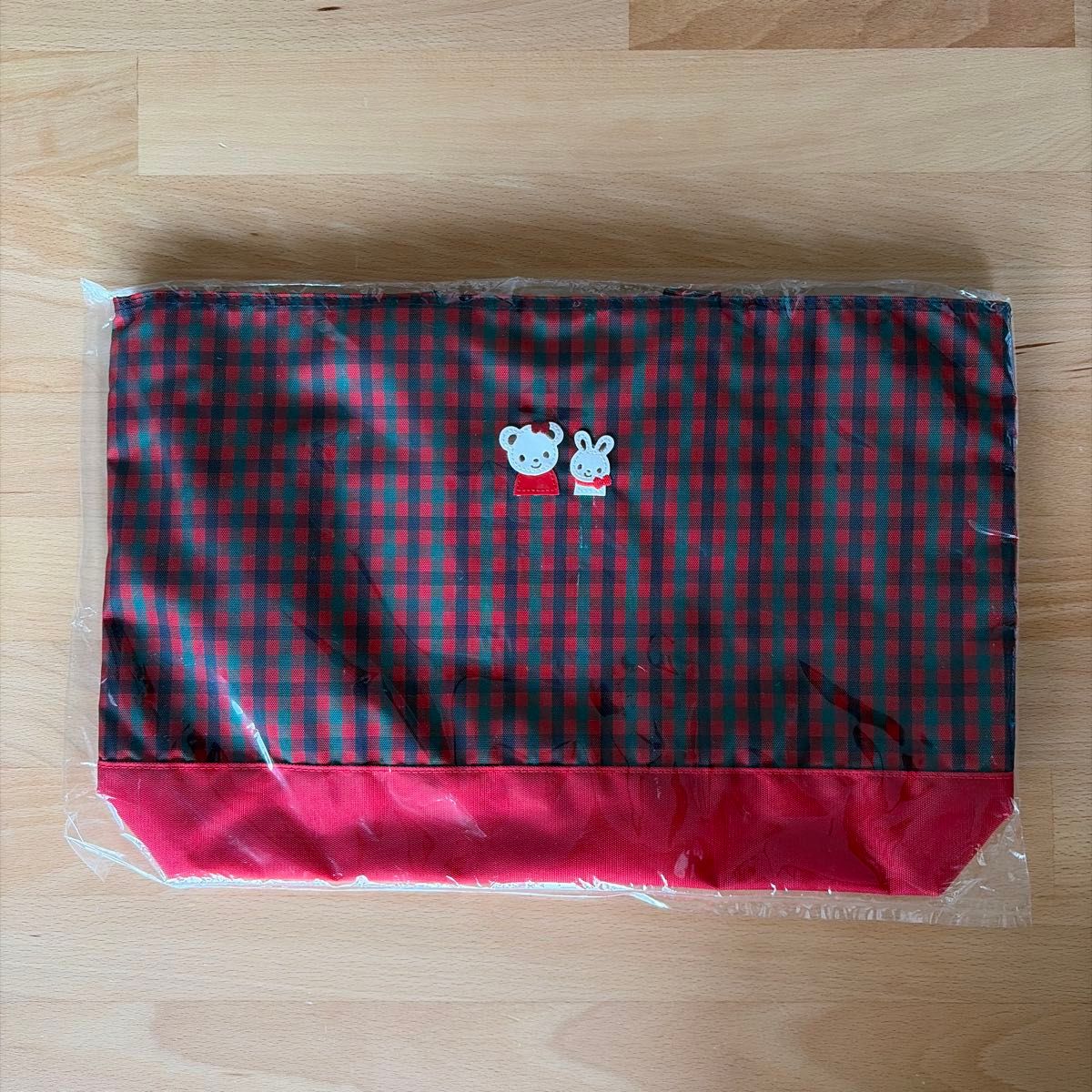 タグ付 新品 familiar ファミリア 横型バック トートバッグ レッスン