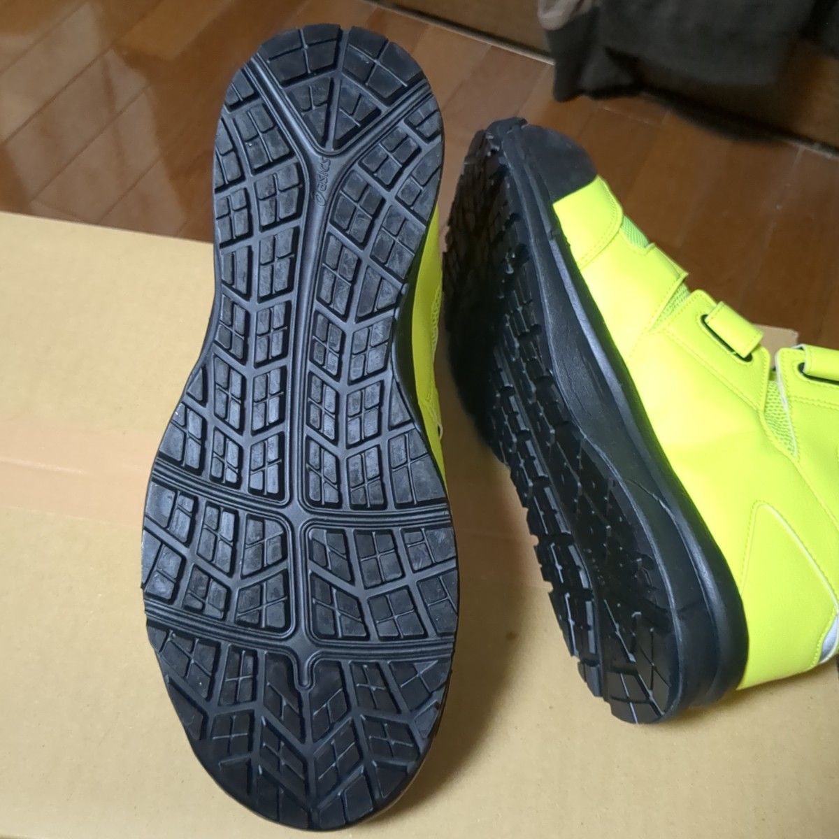 asics ゴアテックス安全靴 蛍光イエロー 完売モデル 希少 新品