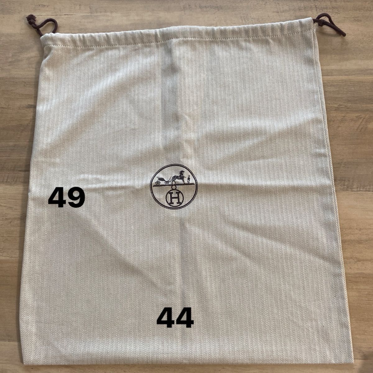 エルメス 49×44 巾着袋 布袋 保存袋｜Yahoo!フリマ（旧PayPayフリマ）