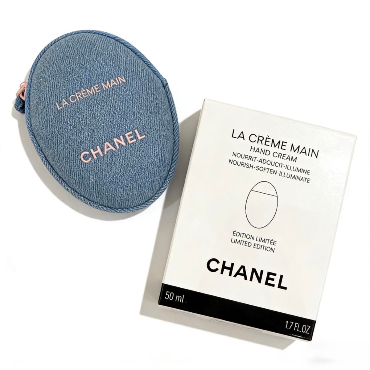 シャネル ラ クレーム マン デニム 完売品 新品未開封 匿名発送します