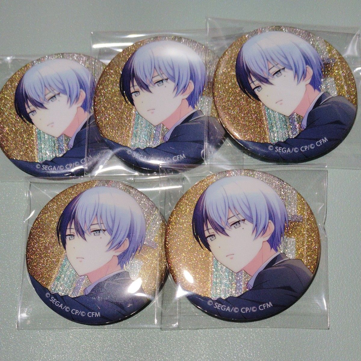 プロセカ 青柳冬弥 グリッター缶バッジ 5個セット｜Yahoo!フリマ（旧