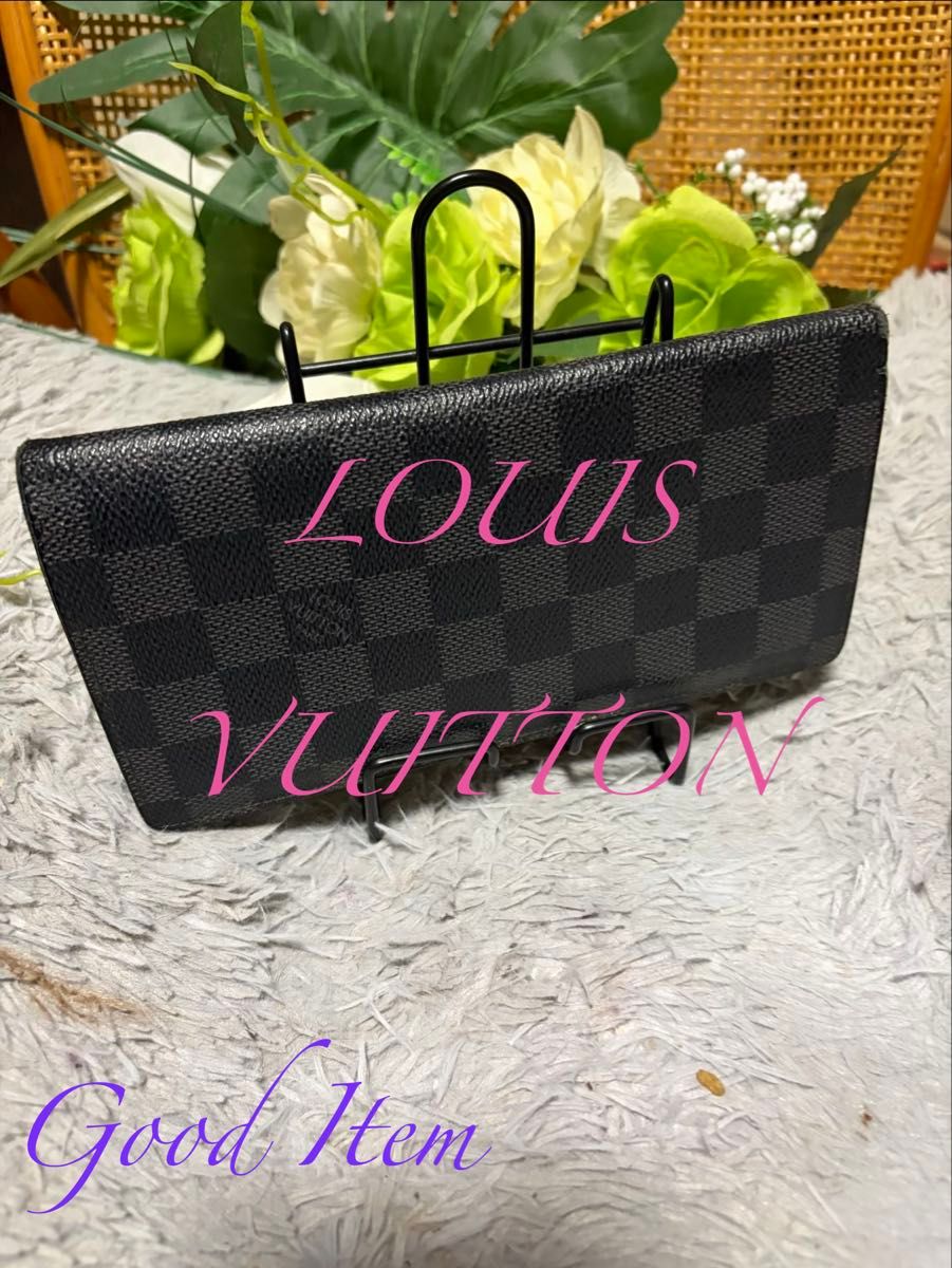 ルイヴィトン ダミエグラフィット ポルトフォイユ ブラザ 長財布