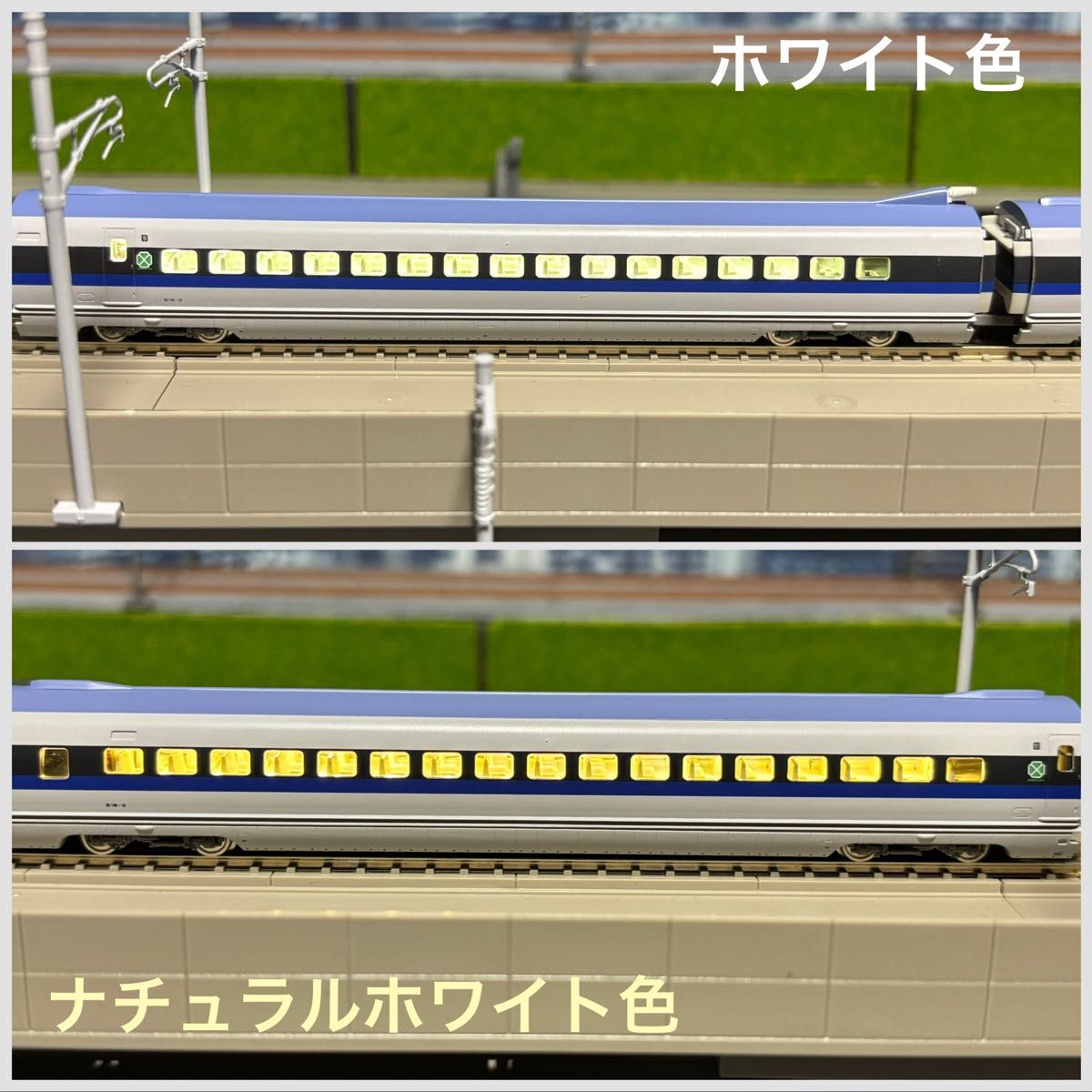 テープLED 自作室内灯 20本セット KATO用 ホワイト色 Nゲージ 鉄道模型