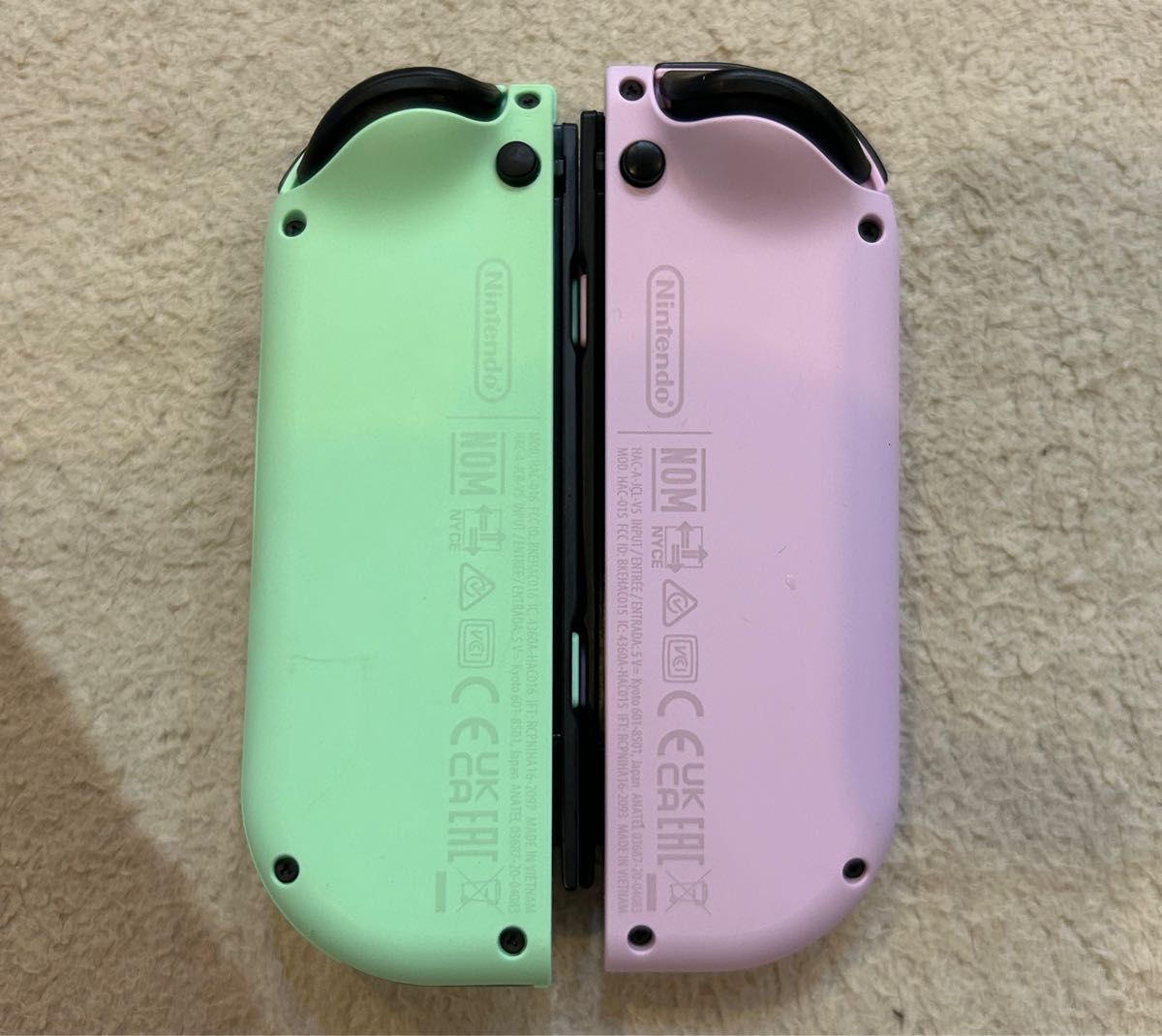 美品】Nintendo Switch Joy-Con パステルパープル パステルグリーン