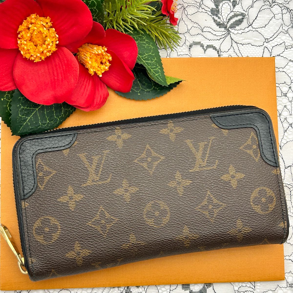 極美品 ルイヴィトン モノグラム レティーロ ジッピーウォレット 長