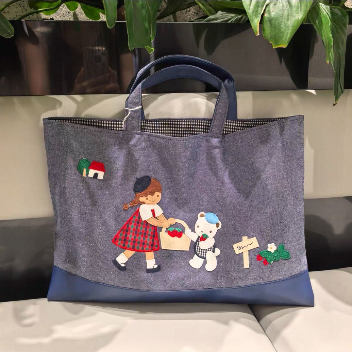美品】ファミリア デニムマザーズバッグ familiar｜Yahoo!フリマ（旧
